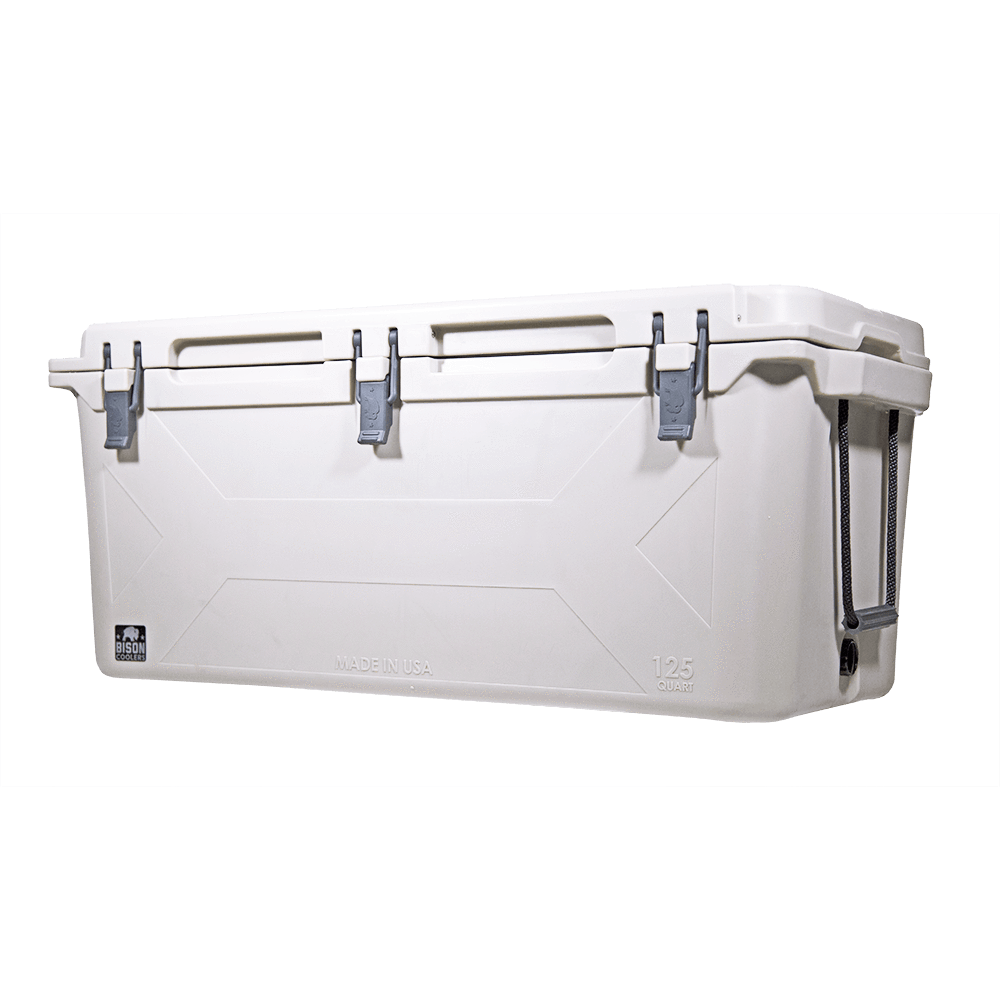 Bison Coolers 125 Quart Cooler - White © 2017 Bison Coolers
