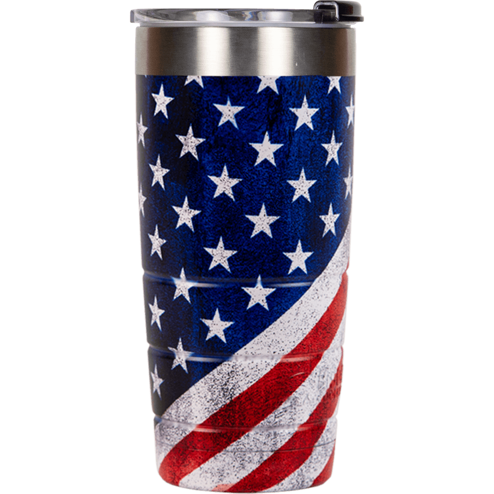 22 oz Bison Tumbler - American Flag - Limited Edition