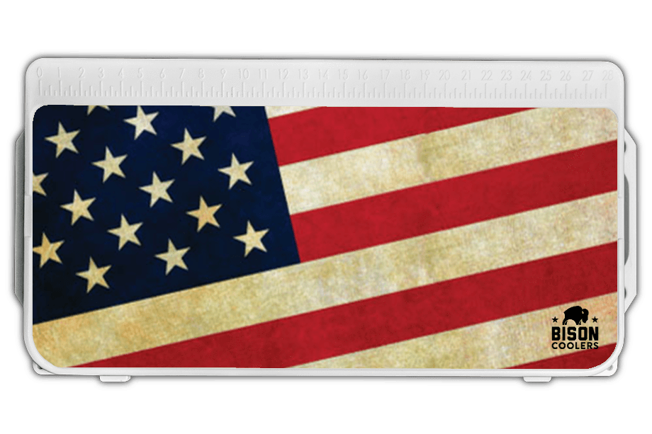 American Flag Lid Graphic