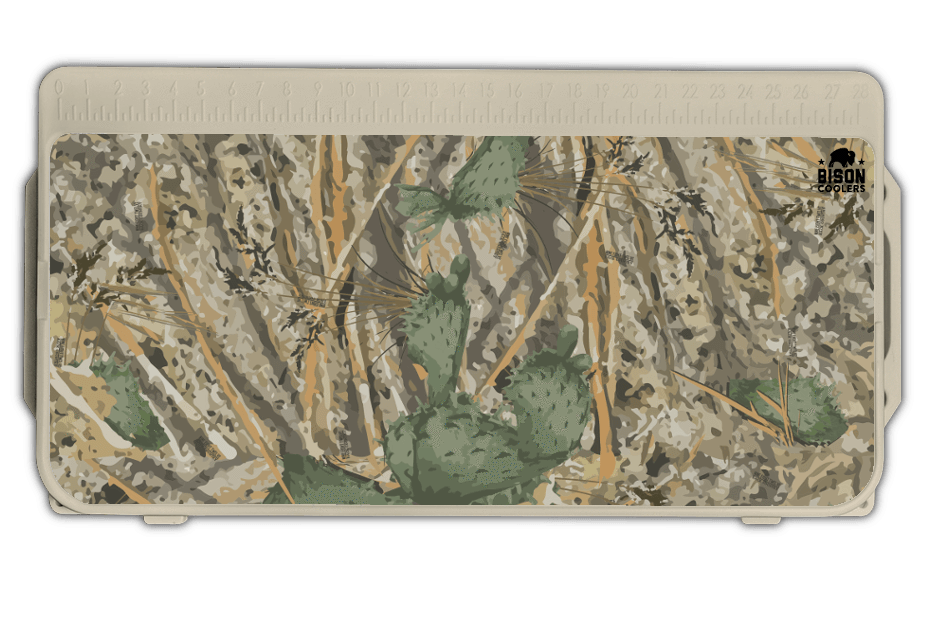 Back Country Camo Lid Graphic | Bison Coolers