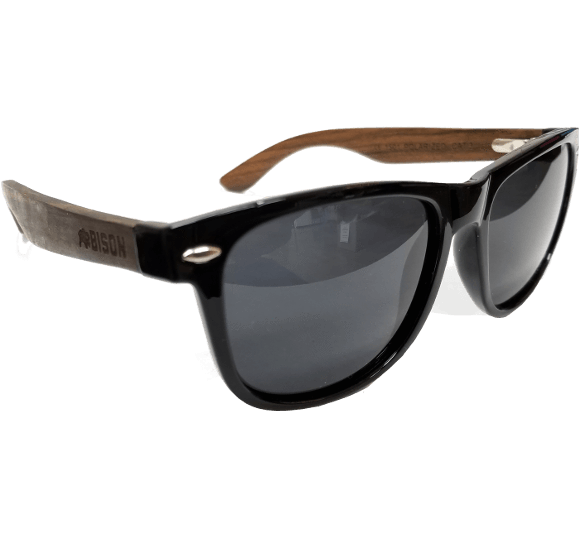 Bamboo Sunglasses with Polarized Lenses by Bison Coolers