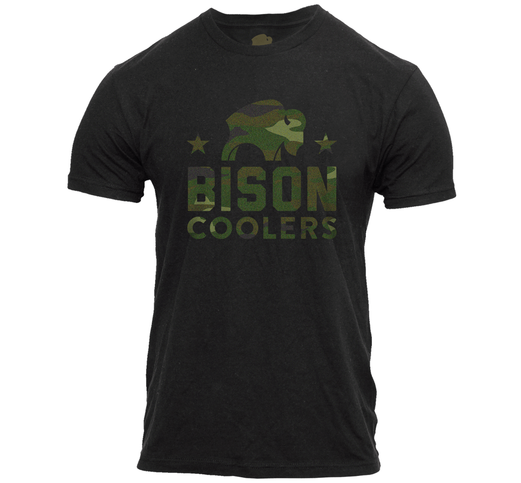 "Camo Bison" | T-Shirt