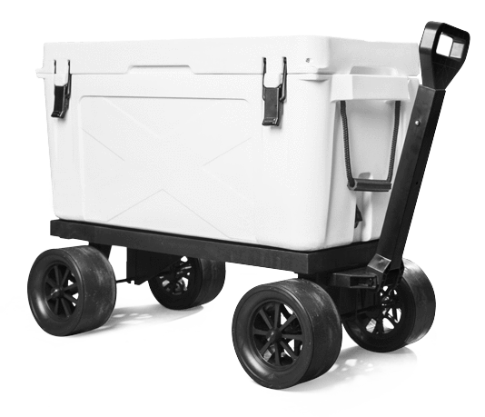 Bison Coolers. Cooler Accessories - Bison Hauler. Easily transport that heavy hunting cooler or tailgate ice chest across all terrains. 